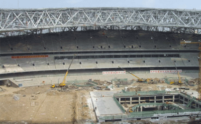 Structure en acier Stade national de Pékin